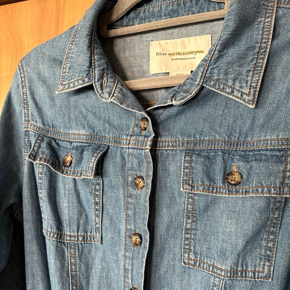 Pilcro and the letterpress Classic Denim Jumpsuit - Picture 4 of 9